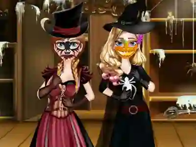 Igra Sisters Halloween Preparations spletu