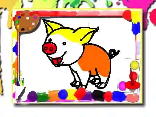 Igra Pigs Coloring Book spletu
