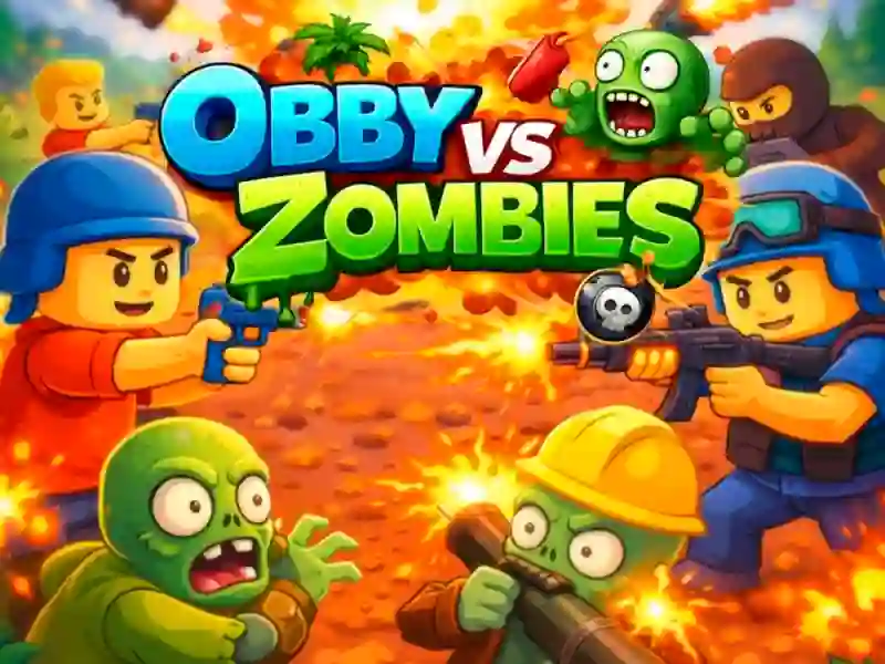 Igra Obby vs Zombies spletu