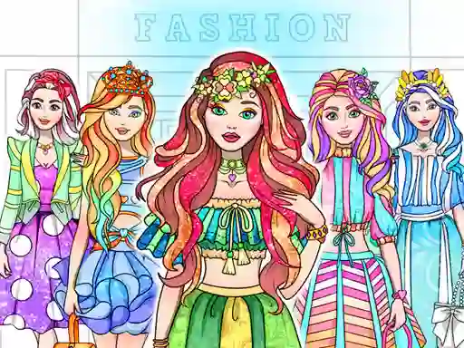 Igra Girl Coloring Dress Up Games spletu