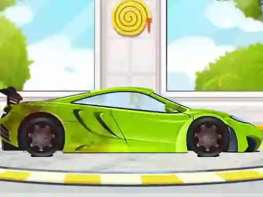Igra Sports Car Wash 2D spletu
