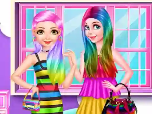 Igra Princess Rainbow Look spletu