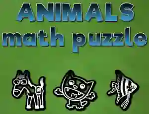 Igra Animals Math Puzzles spletu