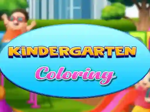 Igra Kindergarten Coloring spletu