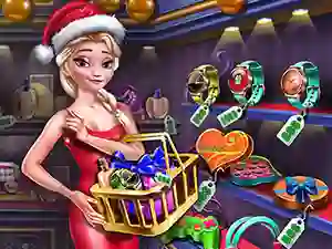 Igra Ice Queen Shopping Xmas Gift spletu