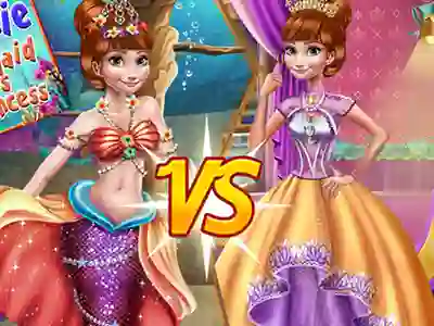 Igra Anna mermaid vs princess spletu