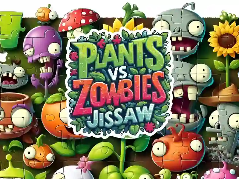 Igra Plants vs Zombies Jigsaw spletu