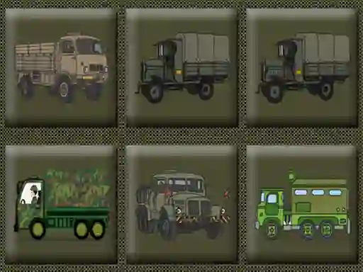Igra Army Trucks Memory spletu