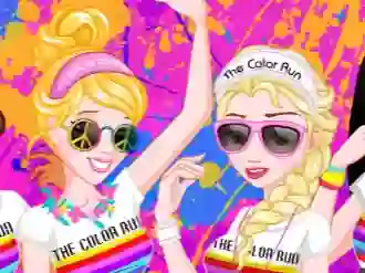 Igra Princess Color Run spletu