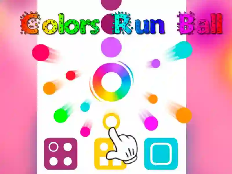 Igra Colors Run Ball spletu