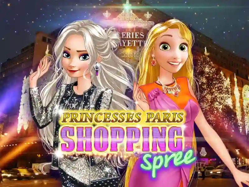 Igra Princesses in Paris: fun shopping spletu