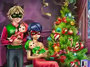 Igra Dotted Girl Family Christmas spletu