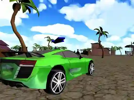 Igra Xtreme Beach Car Racing spletu