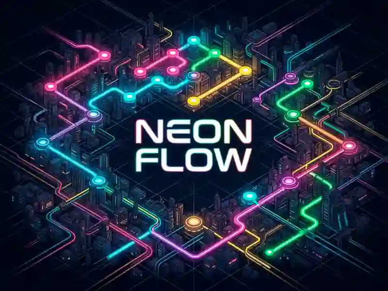 Igra Neon Flow spletu
