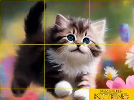 Igra Puzzle Sliding Kittens spletu