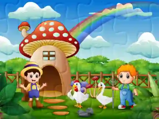 Igra Farm Animal Jigsaw spletu
