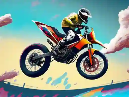 Igra Bike Jump spletu
