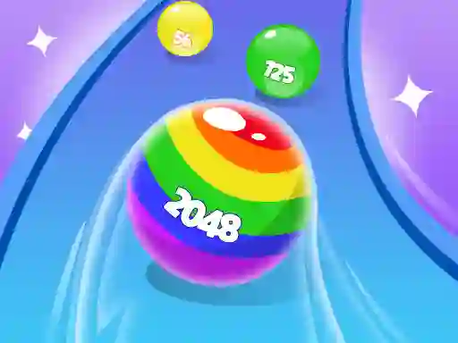 Igra 2048 Run Gorgeous Balls spletu