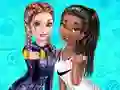 Igra Elsa And Tiana Workout Buddies spletu