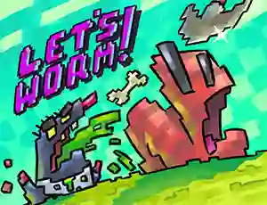 Igra Let's Worm! spletu