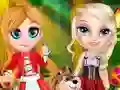Igra Little Elsa In Red Hood spletu