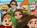 Igra Nickelodeon Tag attack spletu