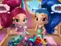 Igra Shimmer And Shine Wardrobe Cleaning spletu