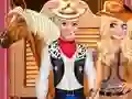 Igra Frozen Couple Cowboy Style spletu