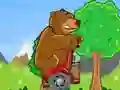 Igra Bear on a Scooter spletu