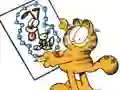 Igra Garfield connects the dots spletu