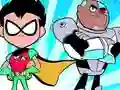 Igra Teen Titans Jigsaw spletu