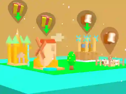 Igra Polygon Village spletu