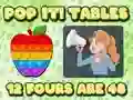 Igra Pop It  Tables spletu