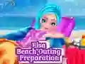 Igra Elsa Beach Outing Preparation spletu