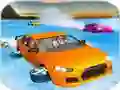 Igra Crazy Water Surfing Car Race spletu