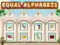 Igra Equal Alphabets spletu