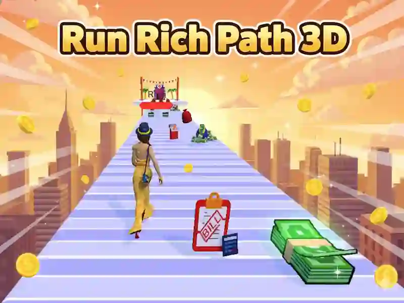 Igra Run Rich Path 3D spletu