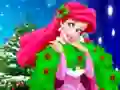 Igra Ariel The Little Mermaid Christmas Dres Up spletu
