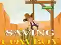 Igra Saving cowboy spletu