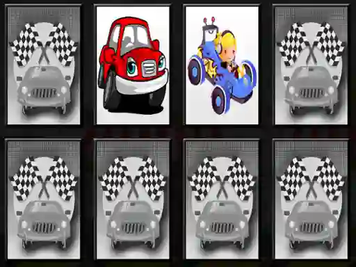 Igra Racing Cars Memory spletu