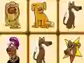 Igra Mahjong dogs spletu