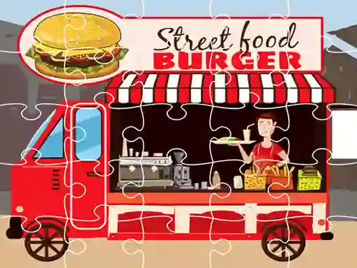 Igra Burger Trucks Jigsaw spletu