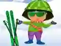 Igra Dora Ski Dress up spletu
