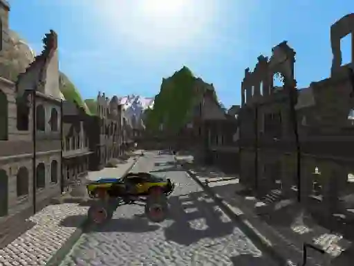 Igra Destroyed City Drive spletu