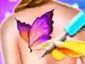 Igra Barbie Funny Tattoo Shop spletu
