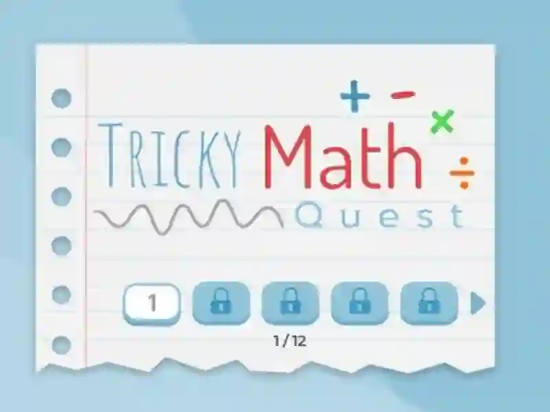 Igra Tricky Math Quest spletu