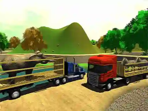 Igra Offroad Animal Truck Transport Simulator 2020 spletu