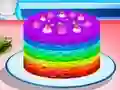 Igra Cooking Rainbow Cake spletu