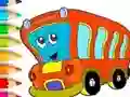 Igra Coloring Book: Bus spletu