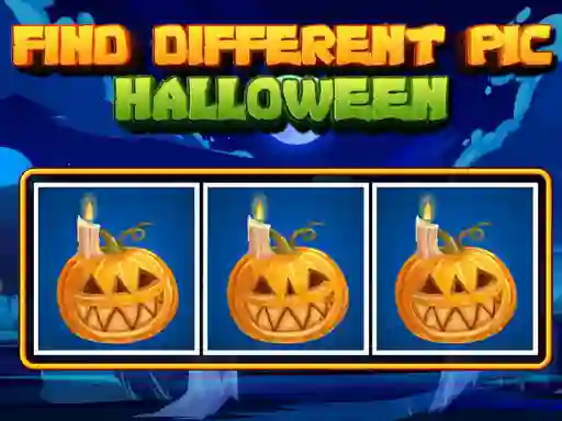 Igra Find Different Pic Halloween spletu